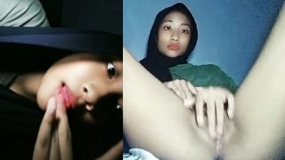 Bokep Indo Wiwid Jilbab ABG Cantik Lagi Sange Mainin Memek